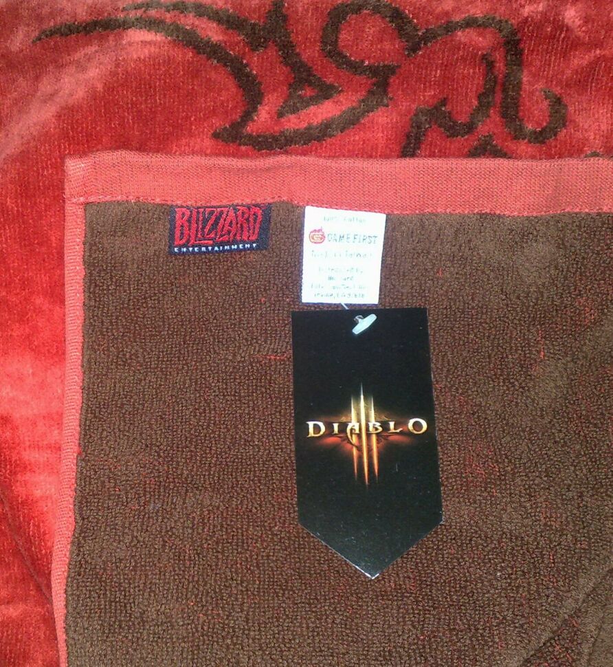 Рушник зі знаком Diablo 3 (Diablo 3 Towel) 150 x 72 cm 