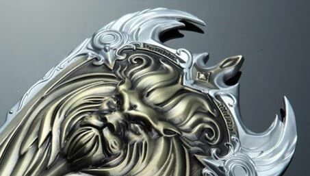 World of Warcraft Alliance Logo Golden Shield Metal  