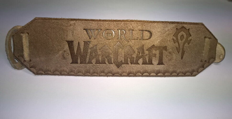 Шкіряний браслет World of Warcraft Horde # 3 