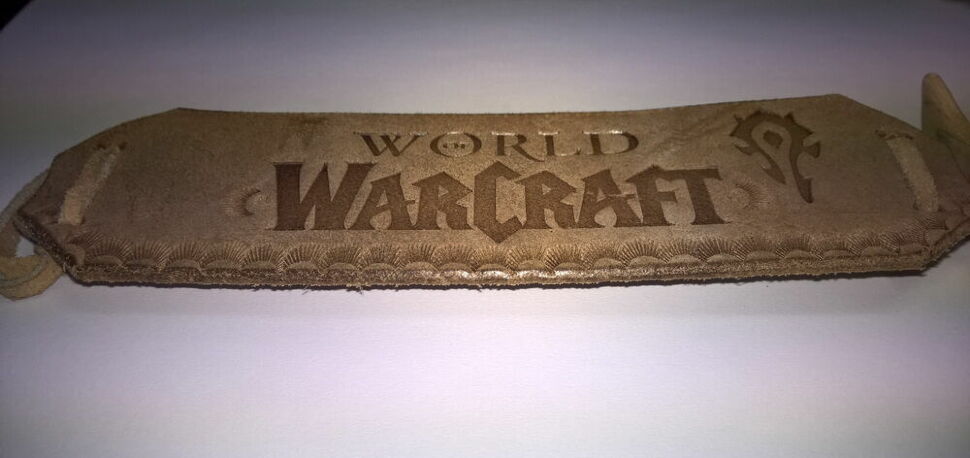 Шкіряний браслет World of Warcraft Horde # 3 