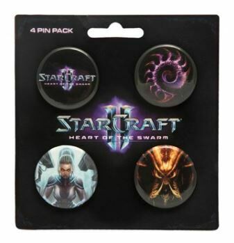 Набір Значків StarCraft II Heart of the Swarm Pin Pack 