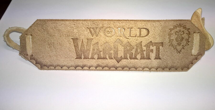 Шкіряний браслет World of Warcraft Alliance # 3 