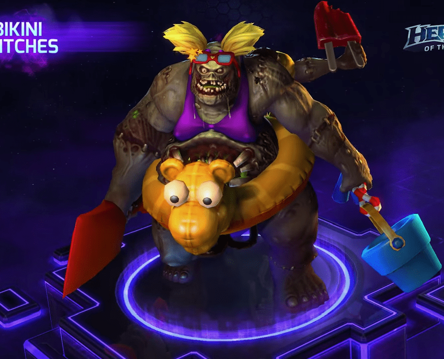 М'яка іграшка Heroes of the Storm Stitches Plush with Bikini Stitches Skin 