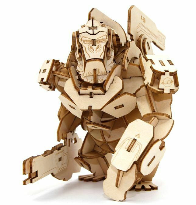 Конструктор з дерева 3D - Overwatch Winston Incredibuilds Wood Model 