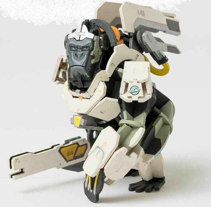 Конструктор з дерева 3D - Overwatch Winston Incredibuilds Wood Model 