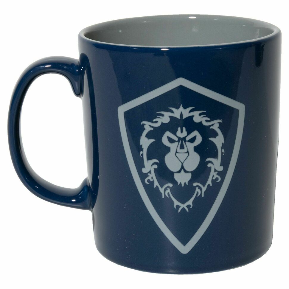 Кружка World of Warcraft For the Alliance Ceramic Mug Navy Чашка 325 ml 