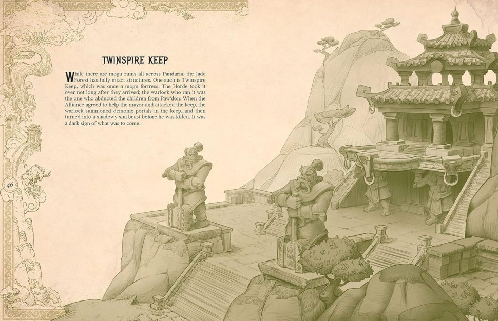 Книга World of Warcraft: Exploring Azeroth: Pandaria Imitation Leather Book 