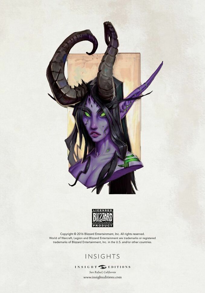 Альбом World of Warcraft: Legion Deluxe Hardcover Sketchbook 