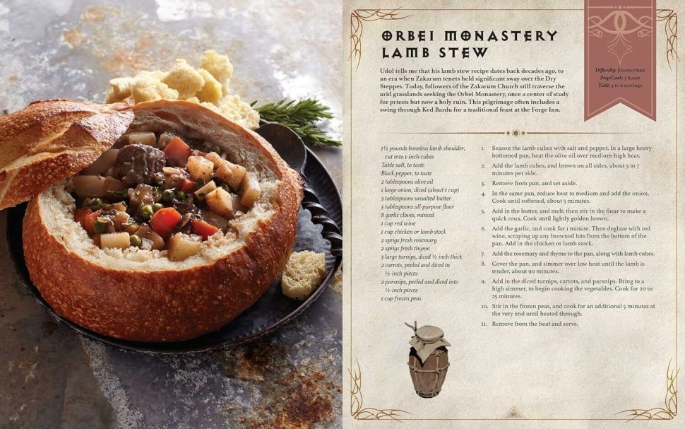 Книга кулінарна Diablo Cookbook: Recipes and Tales from the Inns of Sanctuary (Тверда обкладинка) (Eng) 