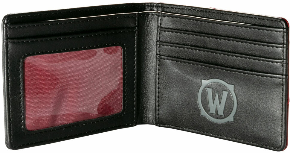 Гаманець JINX World of Warcraft Horde Loot Black /Red Wallet Орда 