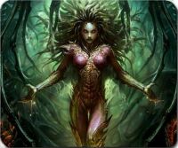 Коврик -  Starcraft 2 Kerrigan LOGO 