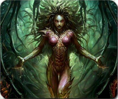 Коврик -  Starcraft 2 Kerrigan LOGO 