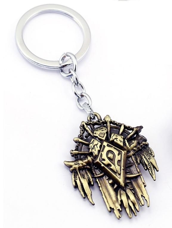 Брелок - World of Warcraft  Horde Metal Bronze 