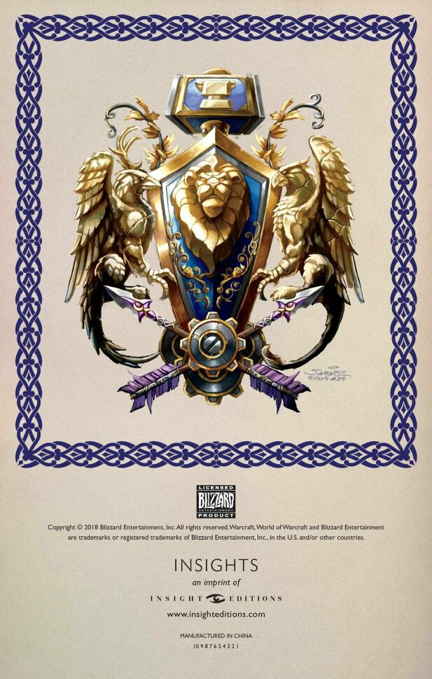 Блокнот World of Warcraft: Alliance Hardcover Ruled Journal (Hardcover) 
