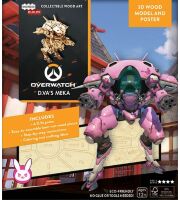 Конструктор з дерева 3D - Overwatch D.Va Incredibuilds Wood Model