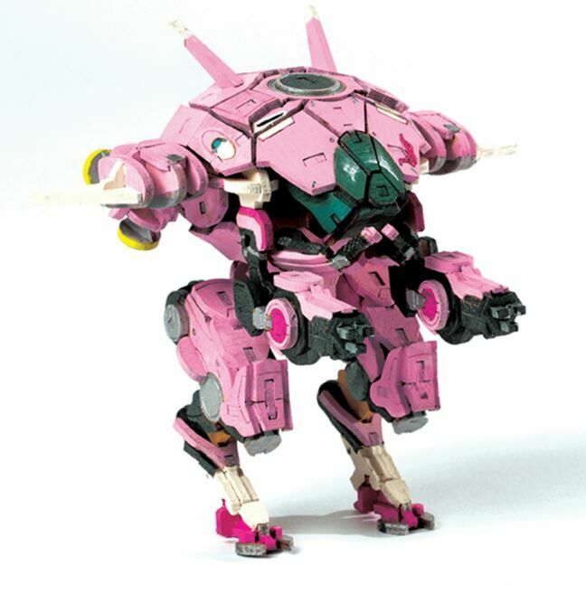 Конструктор з дерева 3D - Overwatch D.Va Incredibuilds Wood Model 