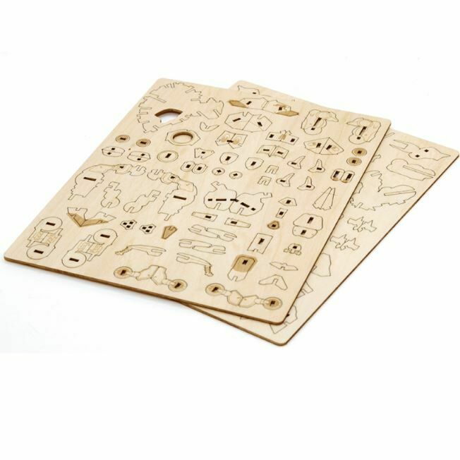 Конструктор з дерева 3D - Overwatch D.Va Incredibuilds Wood Model 