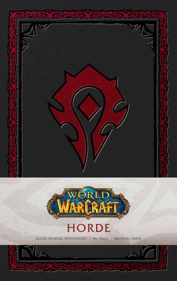 Блокнот World of Warcraft: Horde Hardcover Ruled Journal (Hardcover) 