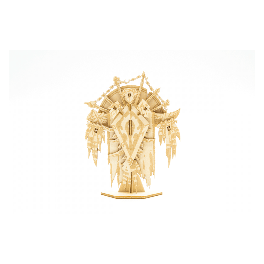 Конструктор з дерева 3D - World of Warcraft Horde Incredibuilds Wood Model 