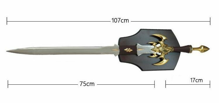 World of Warcraft Dark Elves Sword 1: 1 Full Metal Replica (з невеликим дефектом) 