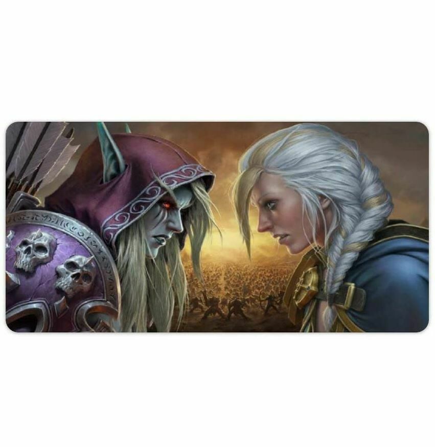 Килимок ігрова поверхня World of Warcraft Sylvanas vs Jaina Desk Mat (60 * 30 cm) 
