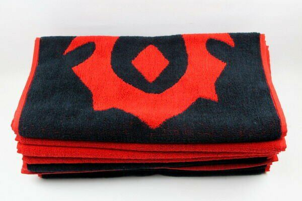 Рушник зі знаком Орди (Horde World of Warcraft Towel) 35 x 75cm 