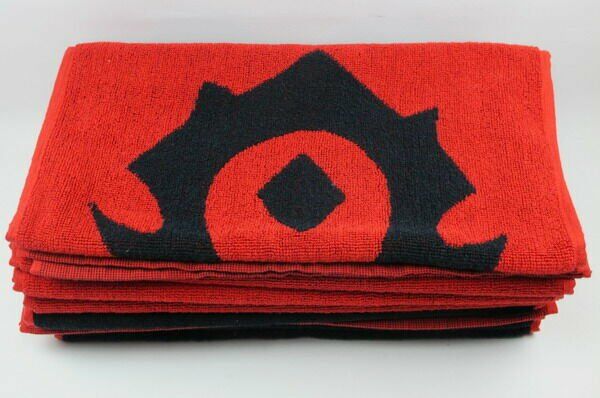 Рушник зі знаком Орди (Horde World of Warcraft Towel) 35 x 75cm 