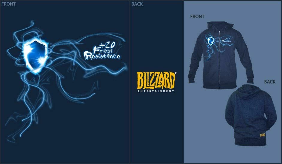 Реглан з капюшоном і кишенями World of Warcraft +20 Frost Resistance (розміри L) 