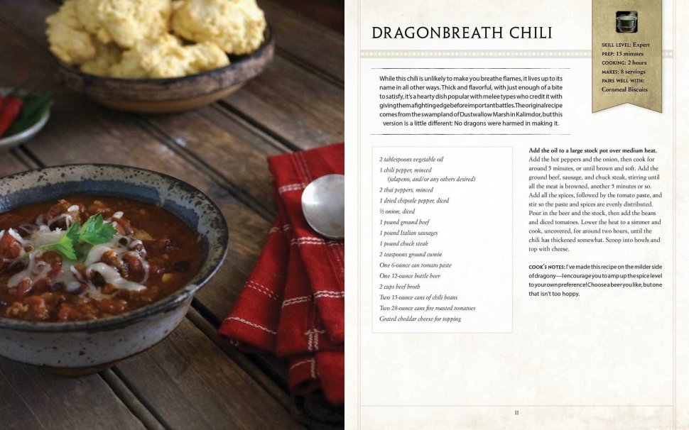 Книга World of Warcraft: The Official Cookbook (Твёрдый переплёт) (Eng) небольшие повреждения 