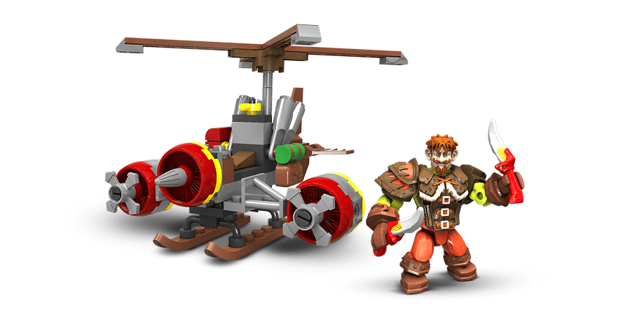 Mega Bloks World of Warcraft: Flying Machine Set 