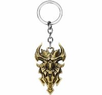 Брелок - Diablo III Logo Metal  bronze 