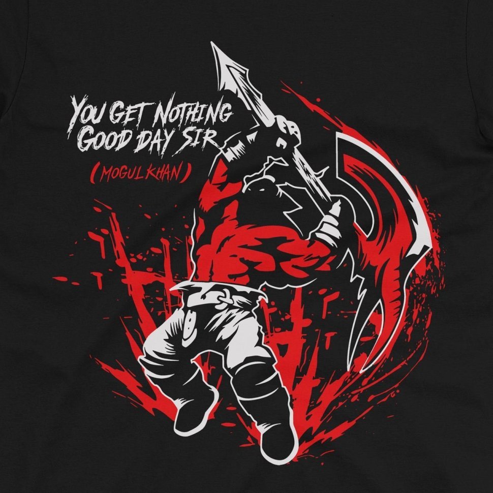Футболка Morze Dota 2 Axe T-Shirt Дота 2 Могул Хан (размер L) 