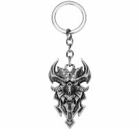 Брелок - Diablo III Logo Metal  silver 
