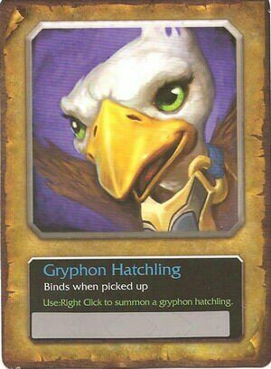 Gryphon Hatchling - Мягкая игрушка + внутриигровой питомец 
