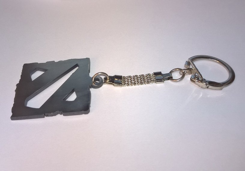 Брелок Dota 2 metall 