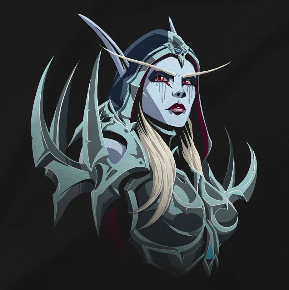 Футболка World of Warcraft Shadowlands Banshee Queen Jinx T-Shirt (розмір L) 