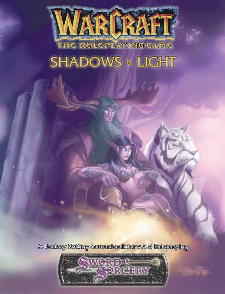 Книга Warcraft The Roleplaying Game: Shadows and Light (Мягкий переплёт) (Eng) 