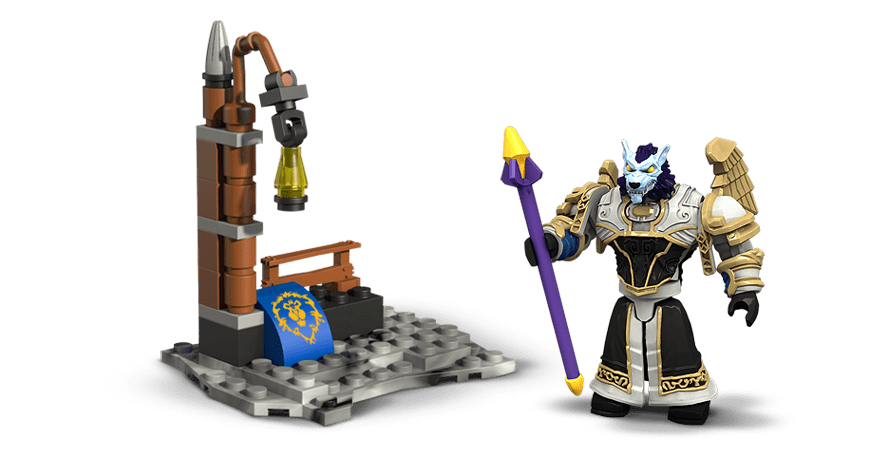 Mega Bloks World of Warcraft Set: priest worgen 