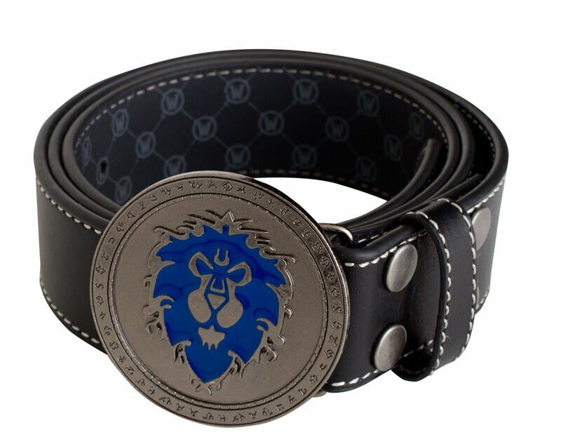 Ремень + Пряжка World of Warcraft Alliance Leather Belt 
