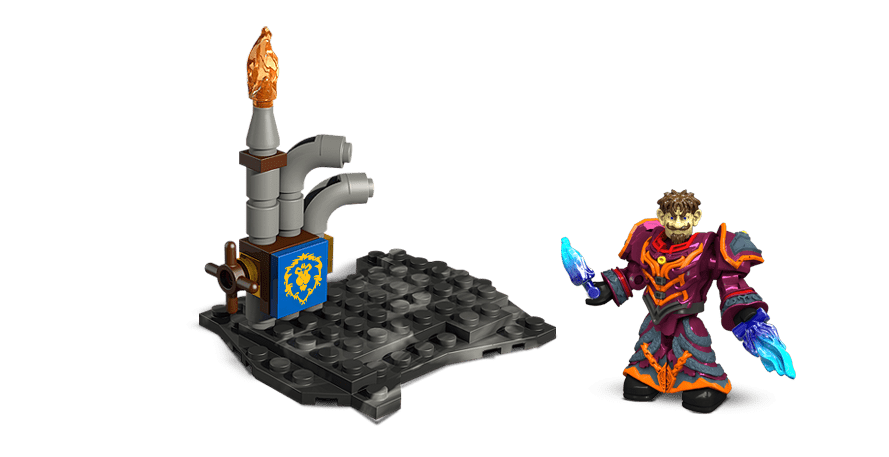 Mega Bloks World of Warcraft Set: gnom warlock 