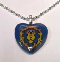 Медальон-сердце World of Warcraft Alliance  