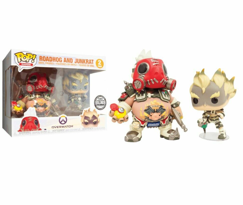 Фігурка Overwatch Funko Pop! Vinyl Roadhog and Junkrat 2-Pack (Blizzard Exclusive) 