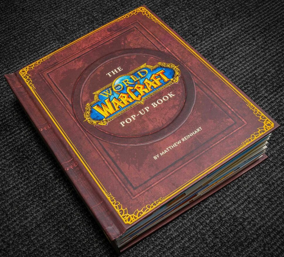 Книга 3D Трехмерная карта Азерота World of Warcraft Pop-Up Book (Твёрдый переплёт) (Eng) 