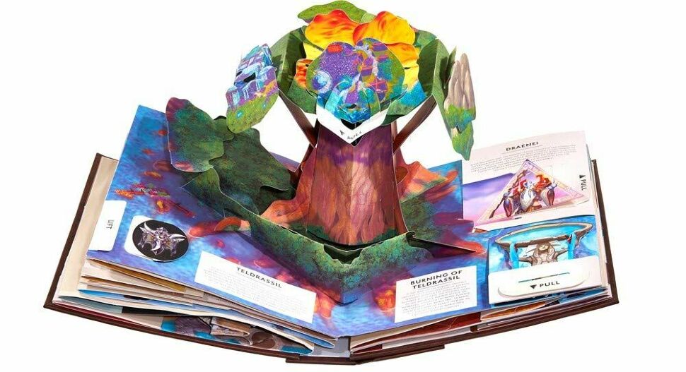 Книга 3D Трехмерная карта Азерота World of Warcraft Pop-Up Book (Твёрдый переплёт) (Eng) 