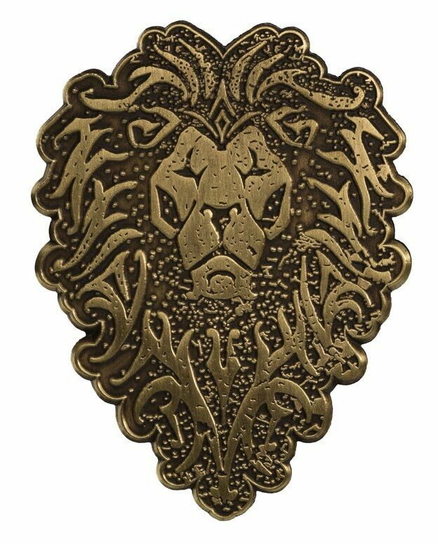 Значок Alliance collectible Pin Warcraft - Alliance Distressed Bronze 