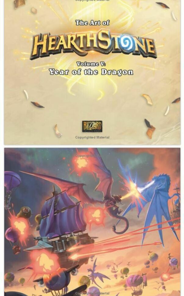 Артбук книга Art of Hearthstone: Year of the Dragon Volume 5 (Тверда обкладинка) (Eng) том 5 