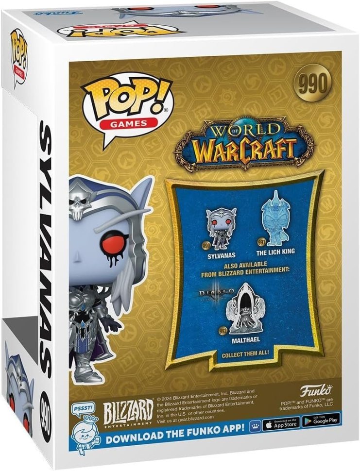 Фігурка Funko World of Warcraft Sylvanas Фанко Варкрафт Сільвана 990 