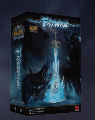 Frostmourne Фростморн World of Warcraft: Wrath of the LICHKING SWORD WITH BLUE LIGHT 