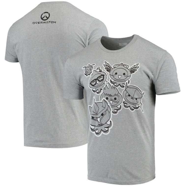 Футболка Pachimari Overwatch Heathered Gray Hero T-Shirt (розмір L) 
