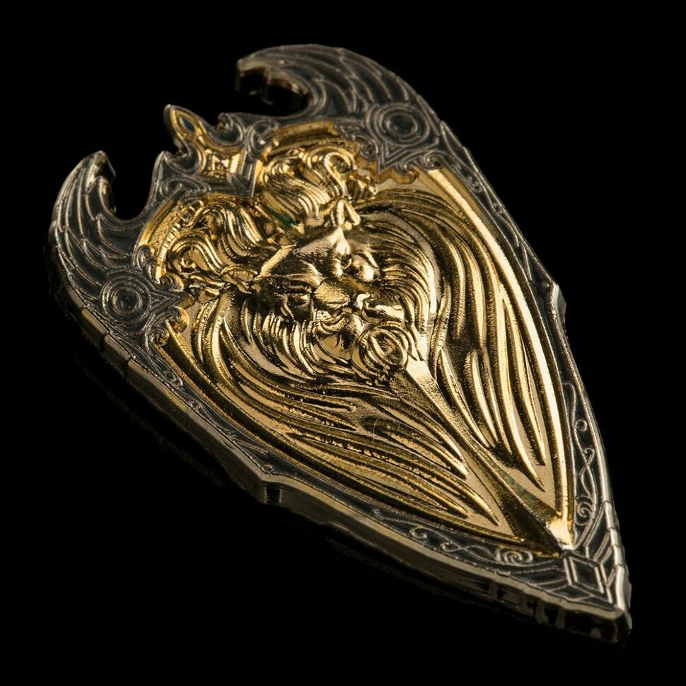 Значок collectible Pin Warcraft LLANE SWORD and SHIELD DUAL PIN 